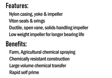Moulded Chemical Pump Features & Benefits