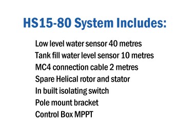 HydroTron HS15-80 Pump Includes