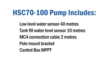 HydroTron HSC70-100 Pump Includes